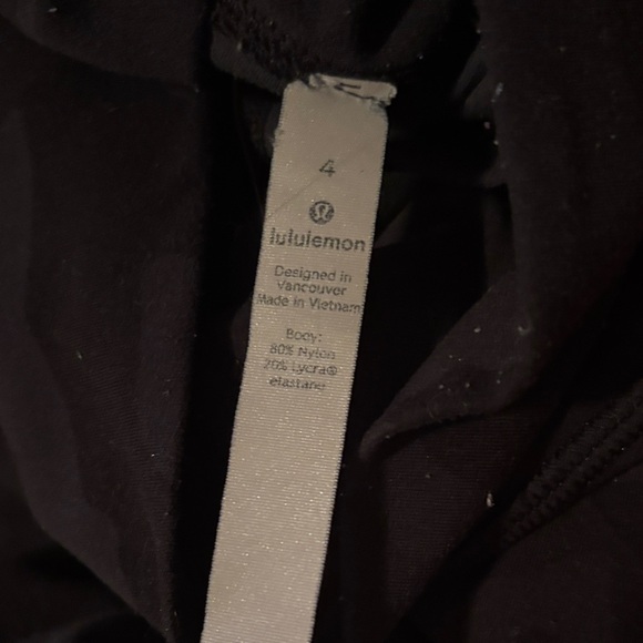 Lululemon Athletica Black Camouflage Leggings - Picture 3 of 3